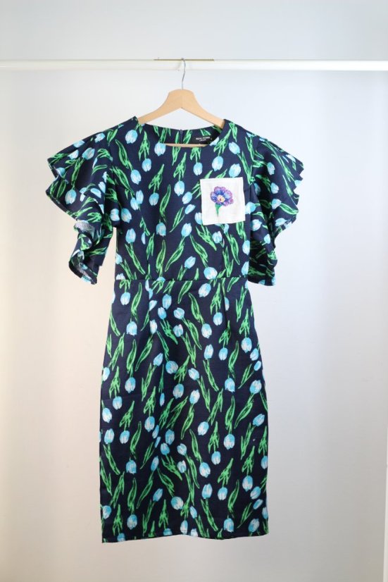upcyklované ľanové šaty, košeľa, rifľová a mini sukňa BE YOURSELF vol. 1