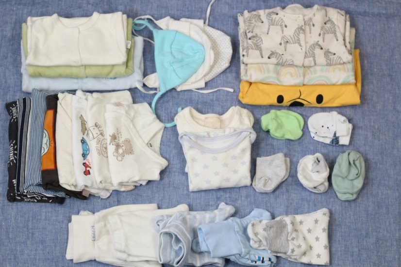 novorodenecké oblečenie 50/56 NEWBORN - 5 rôznych balíčkov - Typ oblečenia: NEWBORN vol.1 chlapec JAR