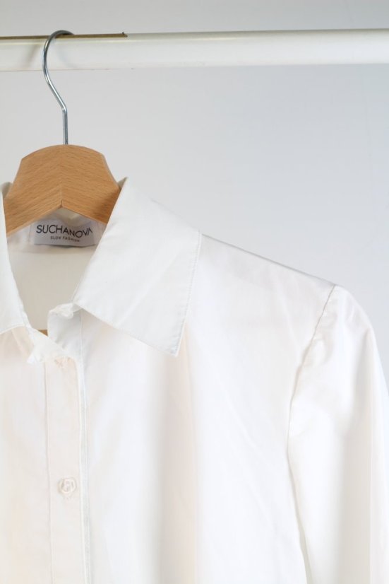 dámska sukňa, biela košeľa SUCHANOVÁ slow fashion