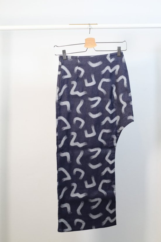 dámska dizajnová sukňa, mini CROP top, rifľovka EXTRAVAGANCIA vol.1