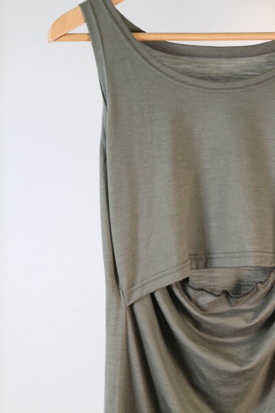 KOJO balíček - merino tielko, tričko a šaty na dojčenie BONBON Fashion