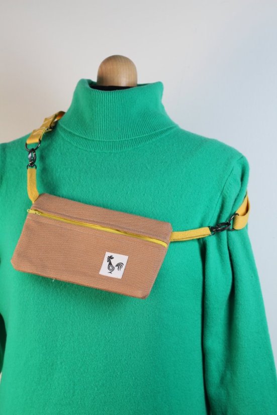 crossbody taštička na mobil PODPÁSOVKA