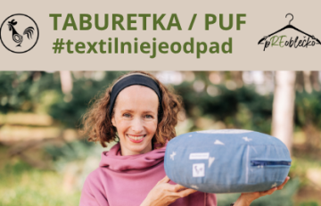 Naše taburetky #textilniejeodpad