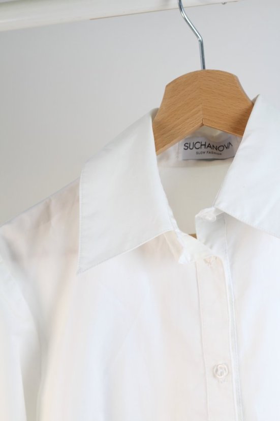 dámska sukňa, biela košeľa SUCHANOVÁ slow fashion